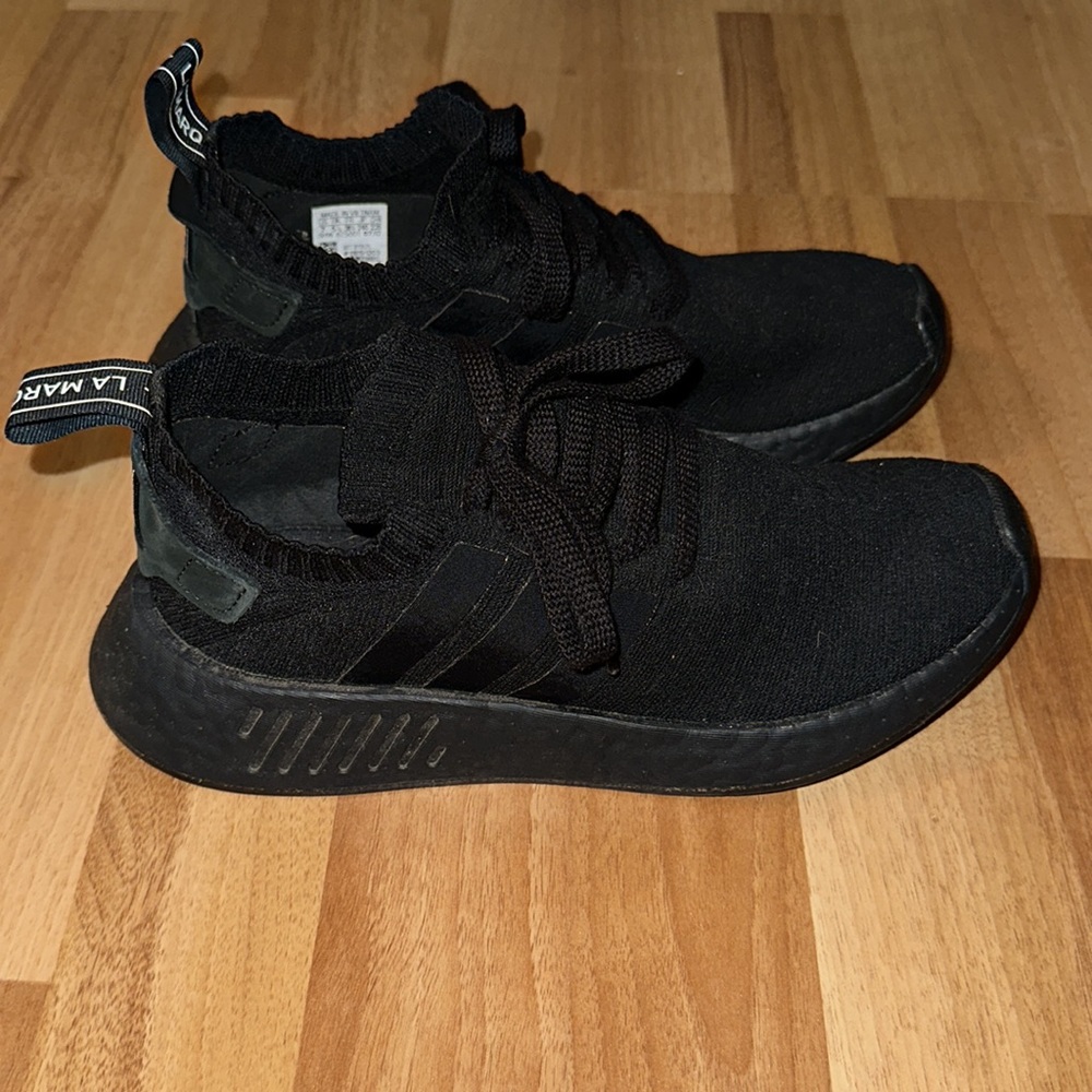 Womens Adidas NMD R2 Triple Black Size 7